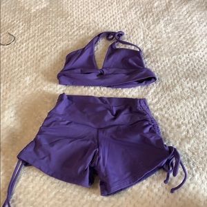 Purple Yoga Set by Líquido